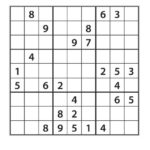 Large Print Sudoku Puzzles Free Printable