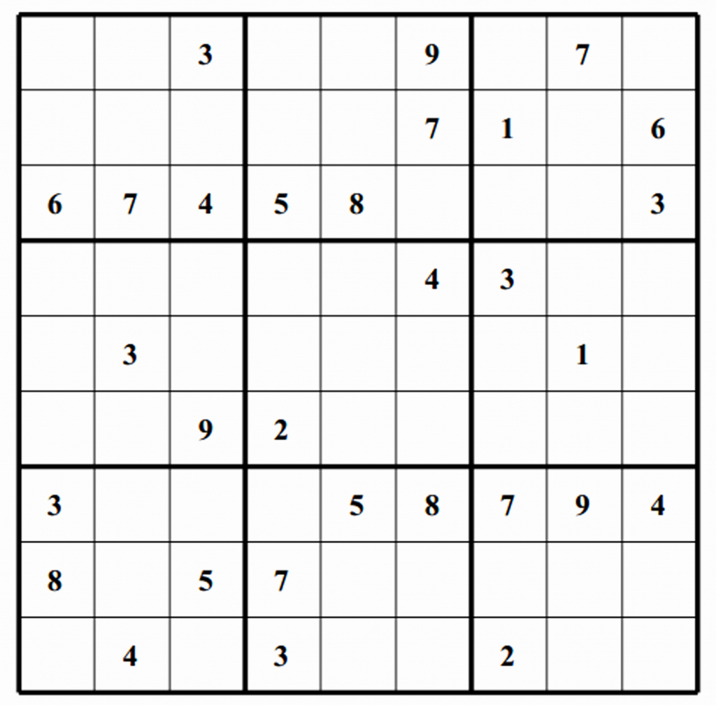 Sudoku Printables Org