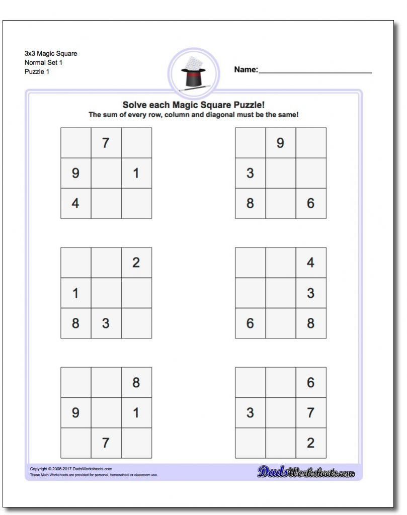 Sudoku 3x3 Printable