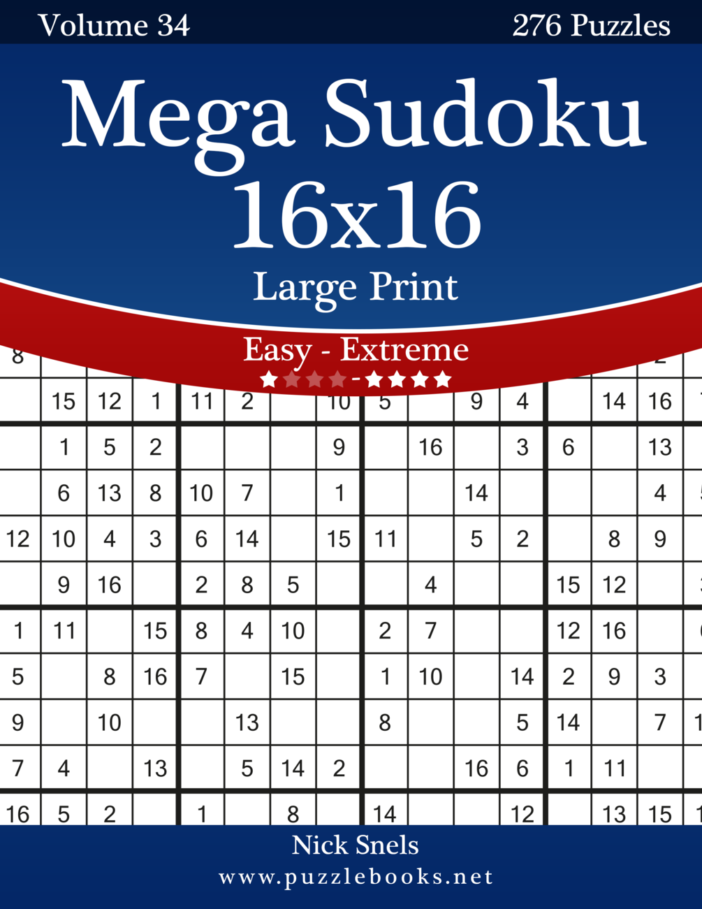Extreme Sudoku 16x16 Printable