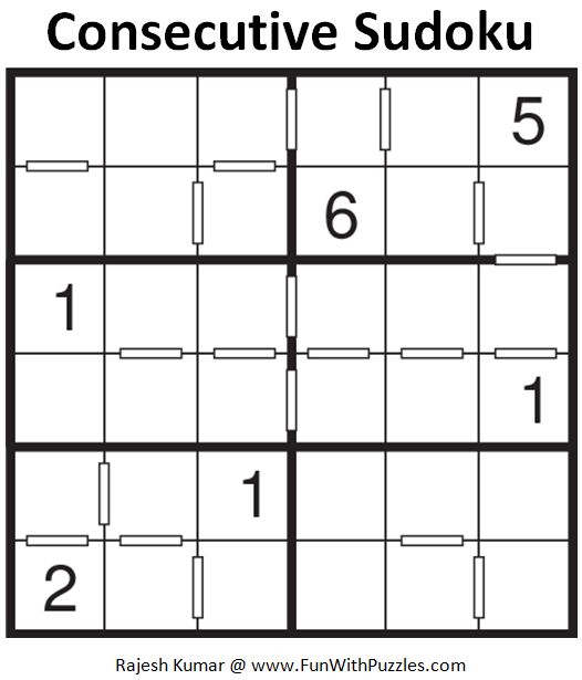 Mini Consecutive Sudoku Mini Sudoku Series 57 Fun