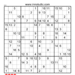 Non Consecutive Super Sudoku 16x16