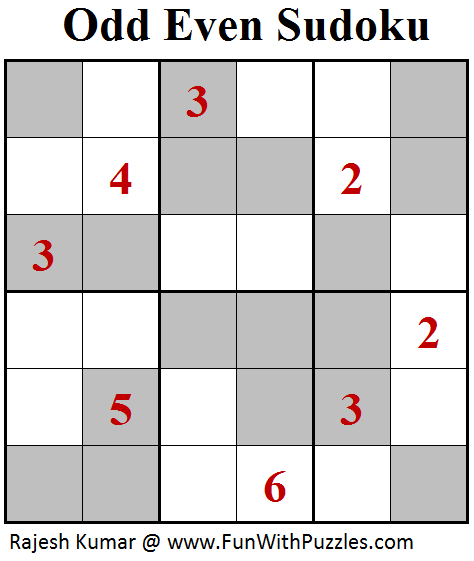 Odd Sudoku Printable