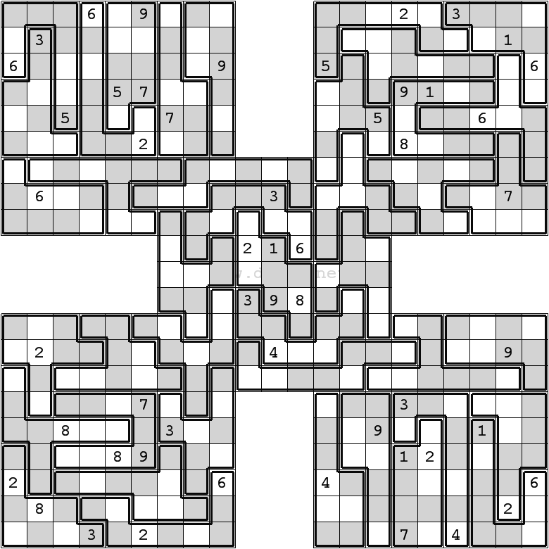 Free Printable Jigsaw Sudoku