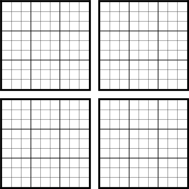 Blank Sudoku Printable