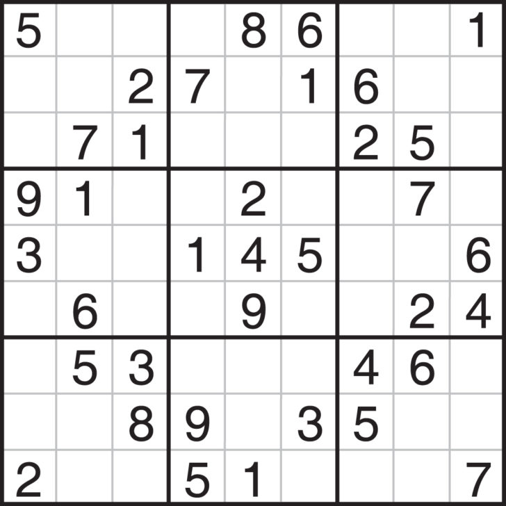 Easy Sudoku For Beginners Printable