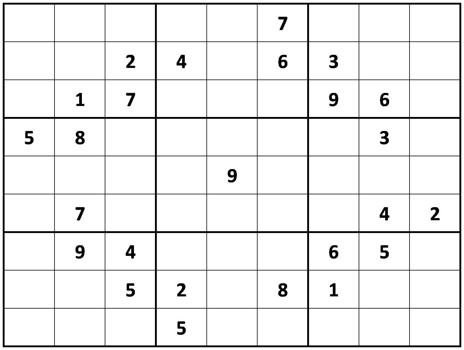 Free Printable Sudoku Difficult