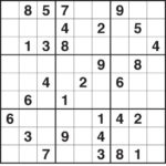 Printable Sudoku 4 Per Page Free HD