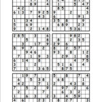 Printable Sudoku 4 Per Page Pdf Sudoku Printable