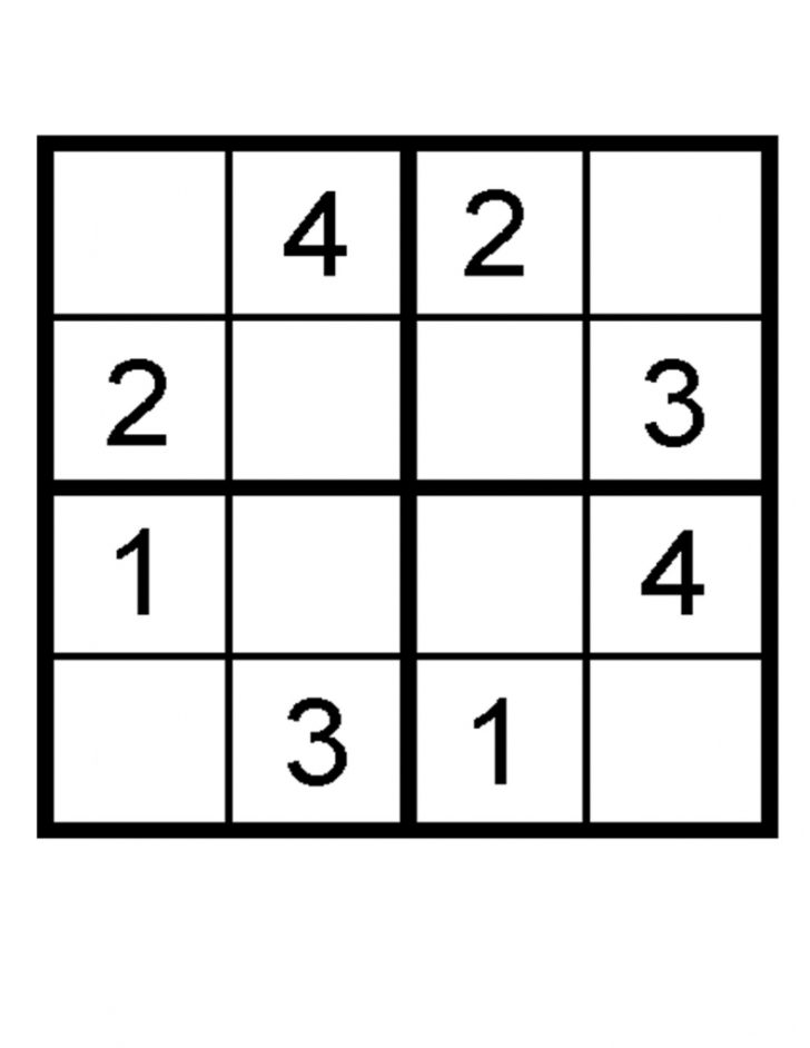 Printable Sudoku For Kids 6×6