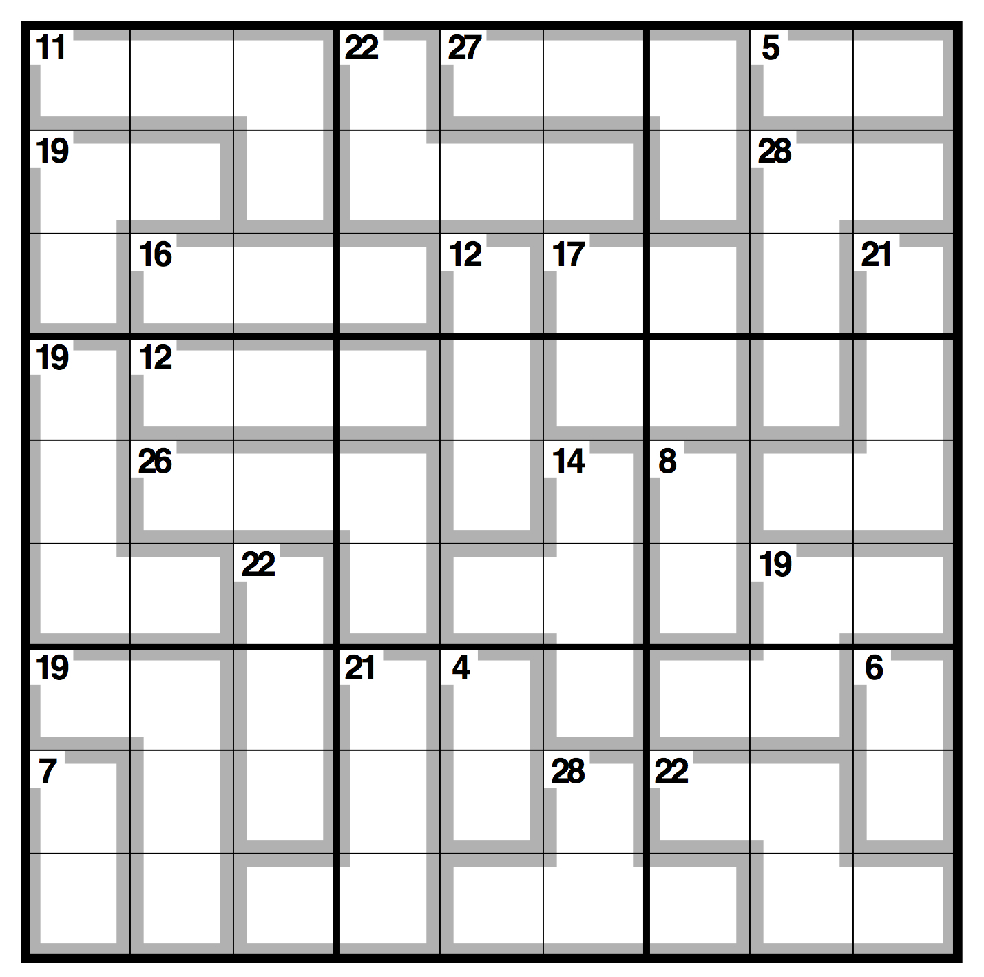 Fiendish Sudoku Puzzles Printable