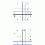 Printable Sudoku For Kids Sudoku Teaching Math
