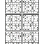 Printable Sudoku One Per Page Sudoku Printable