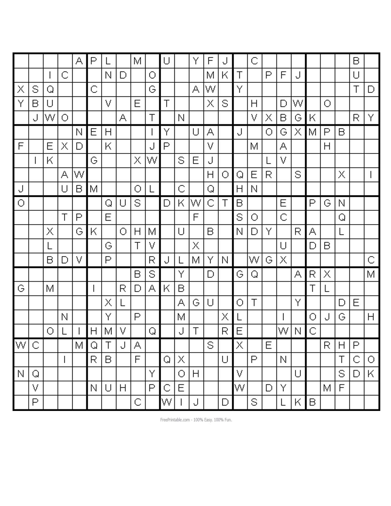 Monster Sudoku Printable Free