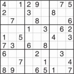 Printable Sudoku Puzzles Uk Printable Crossword Puzzles