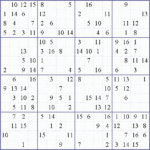 Simplicity 16 Square Sudoku Printable Tyrone Blog