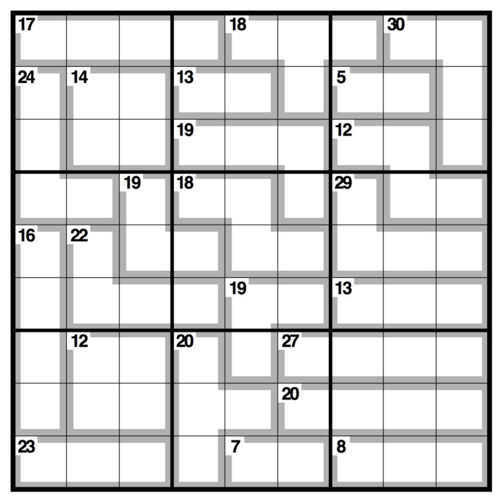 12×12 Sudoku Printable