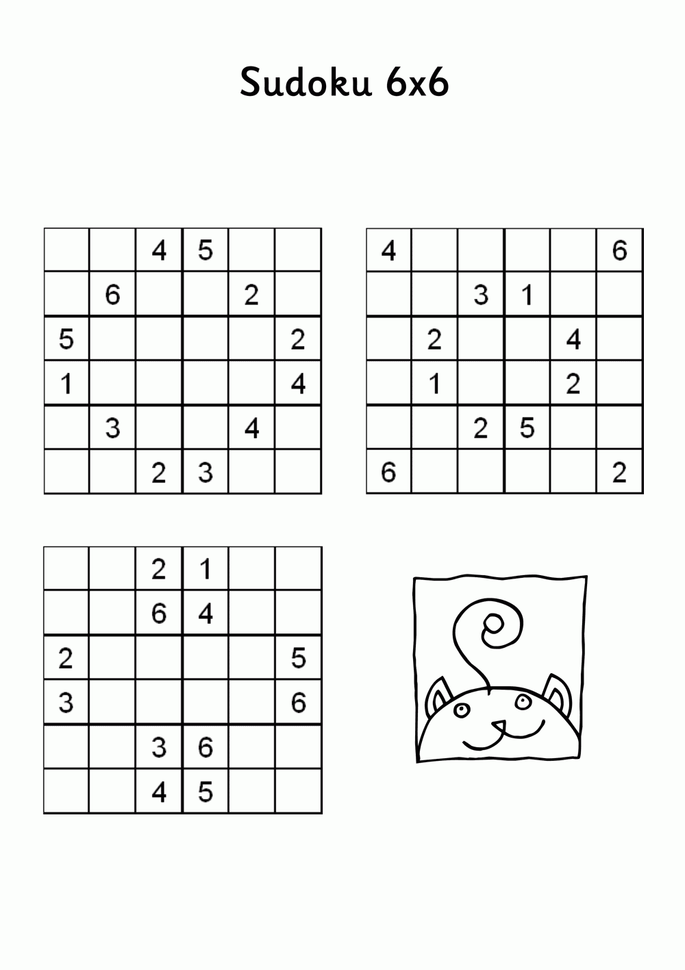 Printable Sudoku Puzzle Site