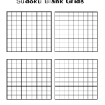 Sudoku Blank Grids 6 Per Page Archives Hashtag Bg