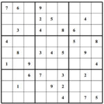 Sudoku Easy Printable 2X2 Halloween Worksheets Games