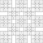 Sudoku Einstein Level Printable Sudoku X Printable