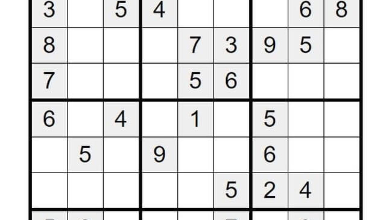 Printable Sudoku Puzzles Com Resueltos