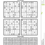 Sudoku Puzzles And Answers Pdf Printable Sudoku Hard