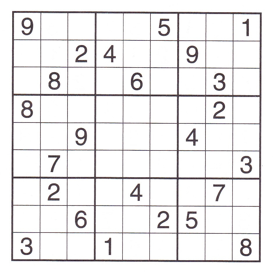 Super Hard Sudoku Puzzles Printable
