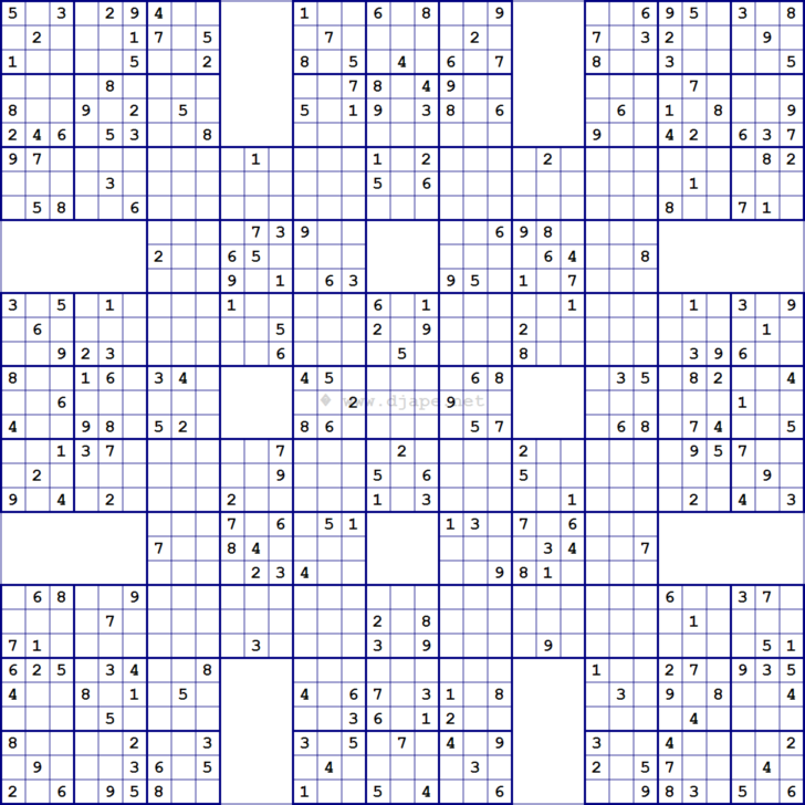 100×100 Sudoku Printable