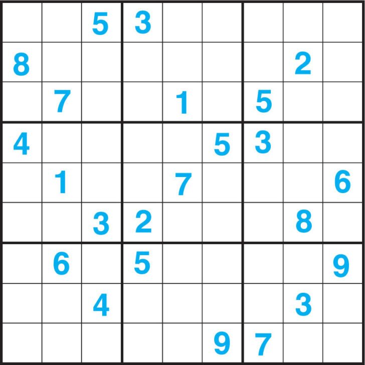 World’s Hardest Sudoku Printable
