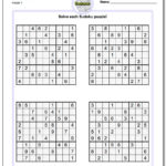 Using A Sudoku Printable To Teach The Basics Of Math