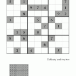 Very Hard Sudoku Puzzle To Print 3