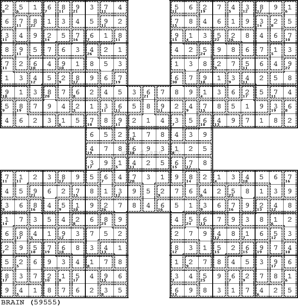 Washington Post Samurai Sudoku Printable Sudoku Printable