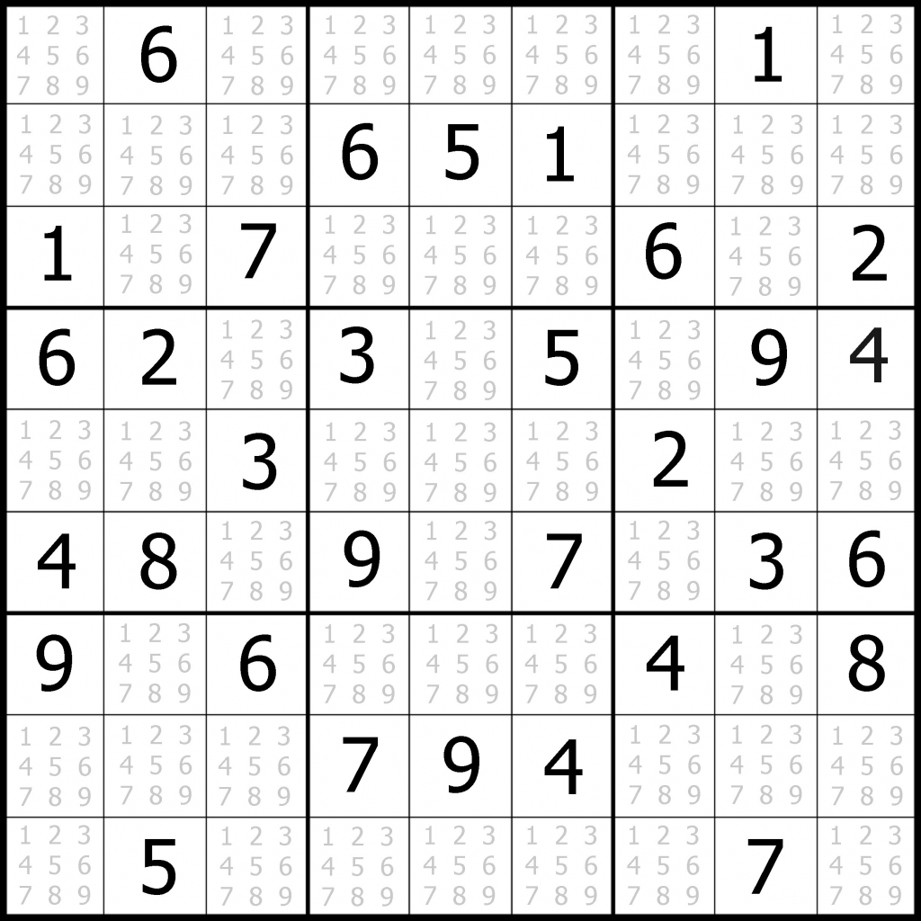 Free Web Sudoku Printable