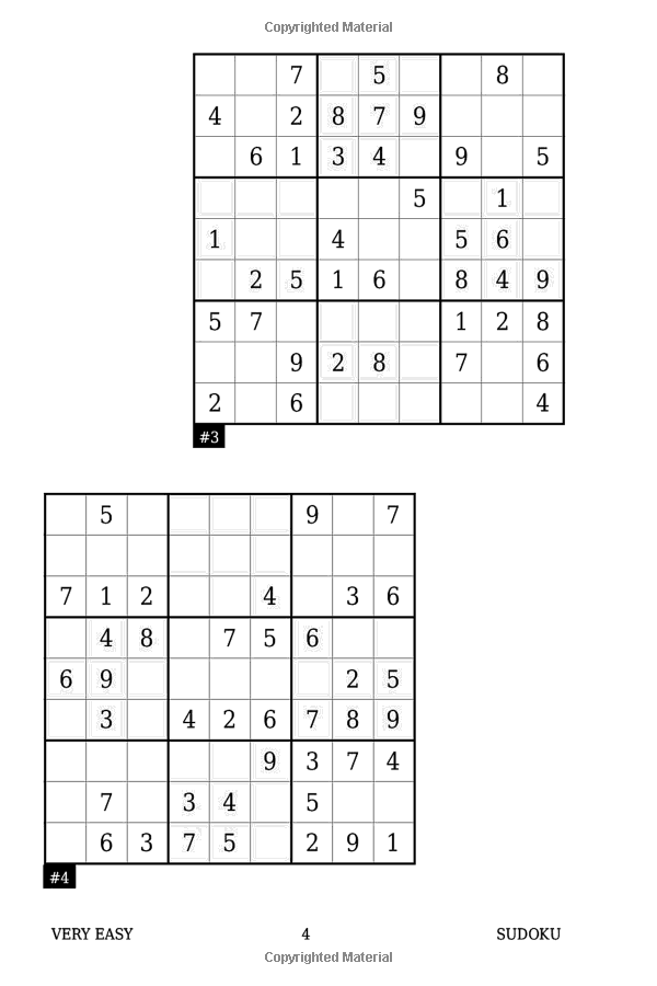 Sudoku Printable For Teen