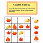 Autumn Sudoku Puzzle Free Printable Puzzle Games