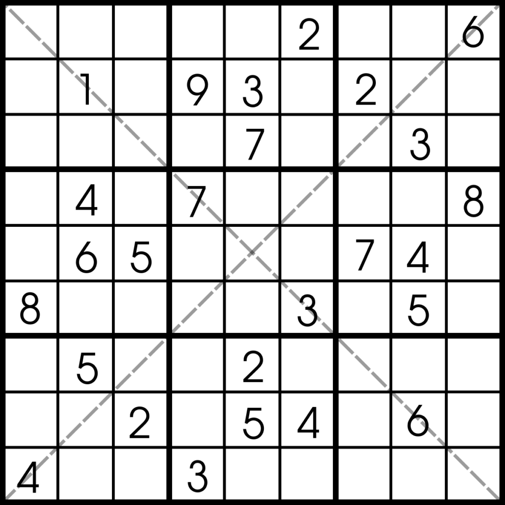 Bol Luxe Sudoku Jigsaw Killer Puzzles X Diagonal
