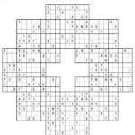 Dancing Sudoku No 1 Sudoku Printable Free Printable