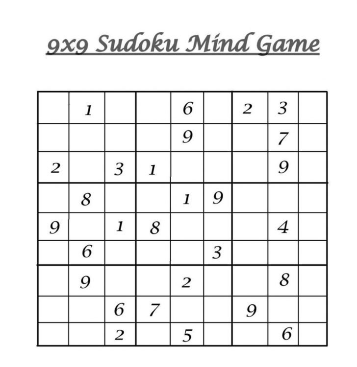 5 Easy Sudoku Printable Pdf