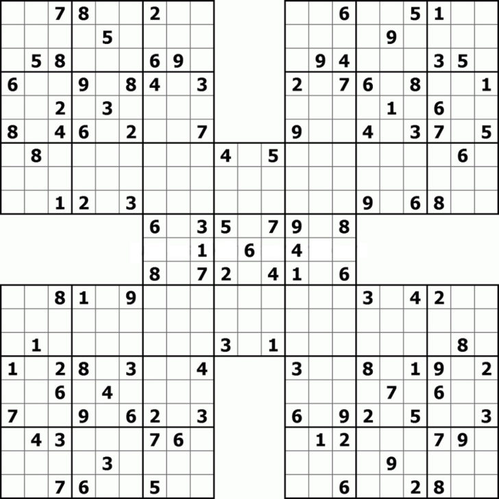 Sudoku For Grade 5 Printable