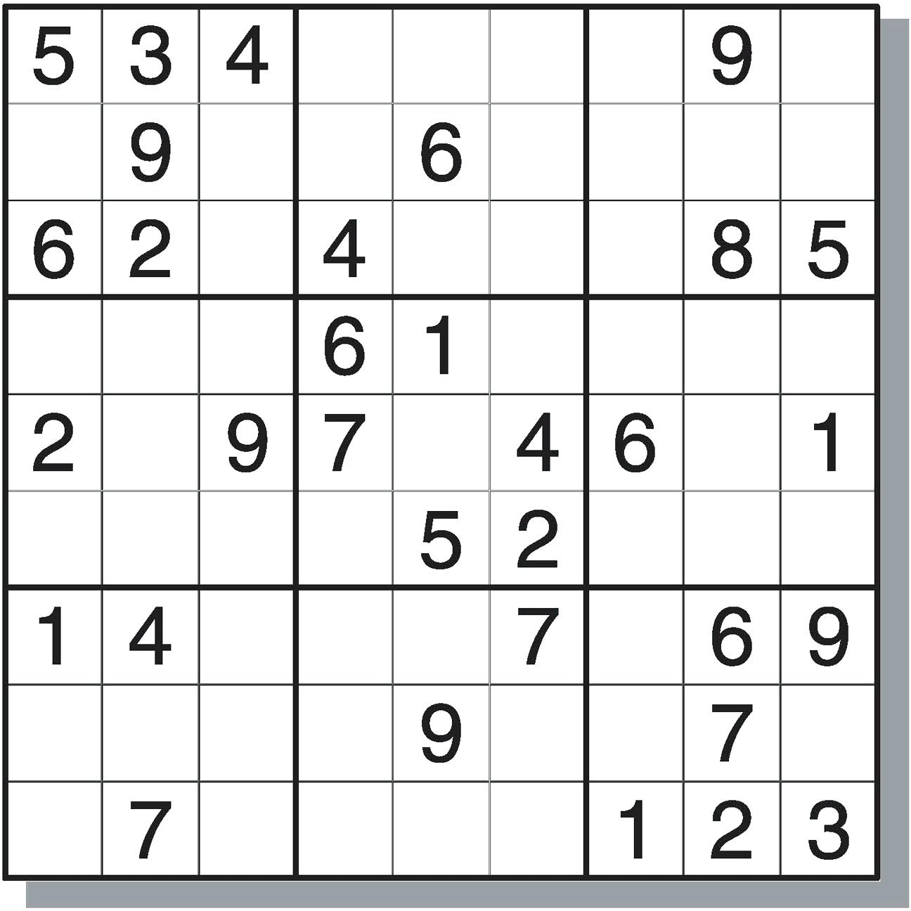 Sudoku Printable Online