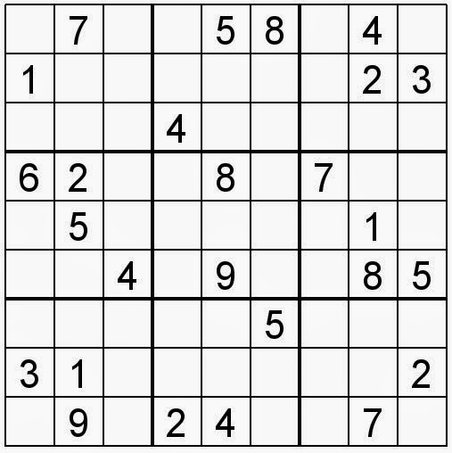 Free Printable Word Search And Sudokus Sudoku 29