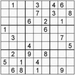 Free Printable Word Search And Sudokus Sudoku 33 Sudoku