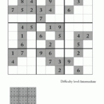 Intermediate Sudoku Puzzle 2