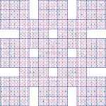 Printable 13 Grid Samurai Sudoku Sudoku Printable