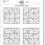 Printable Evil Sudoku Sudoku Sudoku Printable Math
