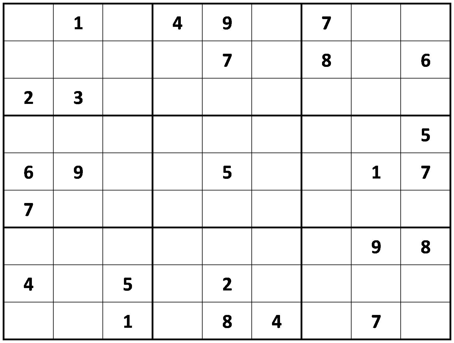 Sudoku Puzzles Printable Difficult
