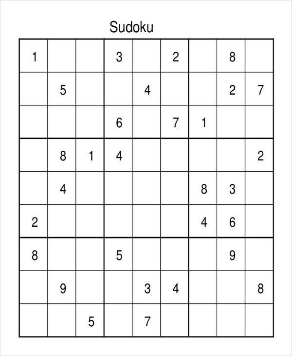 Extreme Challenge Printable Sudoku