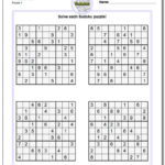 Printable Sudoku Puzzles Ellipsis Printable Sudoku