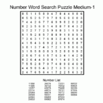 Puzzles For W E 3 6 July 2015 Number Search Sudoku Word
